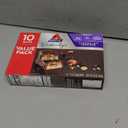 Atkins Endulge Caramel Nut Chew Bar, Low Sugar Snack, Dessert Bar, High Fiber Bar 1g Sugar, 10 Count Exp: 04/07/2026