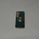 Tnarru Designed for Samsung Galaxy S25 Case with Ring Stand, Support Magnetic Car Mount Rotatable Finger Holder Soft TPU Cover Plating Edge Protective Slim Phone Case for Galaxy S25 Green