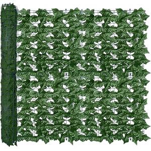 ODTORY Artificial Ivy Privacy Fence Wall Screen,40X120 in UV-Anti Faux Greenery Backdrop Ivy Vine Leaf Hedges Fence Panels for Patio, Balcony, Garden, Backyard Indoor Outdoor Green Wall Decor