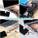 UKCOCO Auto Clicker for Phone Screen - Automatic Screen Clicker with Micro USB to USB Adapter Kit, Portable Gaming Accessory for Social Media Likes, Video Live Streaming & Tapping Games, White