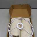Small Lamp Shades Set of 2, Beige Drum Lampshades 8.7''Top X 8.7'' Bottom X 7.9'' High, Replacement Lamp Shades Natural Linen for Table Lamps Floor Lamps Chandelier Lamps, Easy Assembly Required