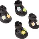 Dog Shoes for Hot Pavement,Waterproof Dog Shoes for Small Medium Dogs,Breathable Non-Slip Dog Boots Paw Protectors with Rubber Soles,Dog Booties for Beach and Snow (Black, XS)