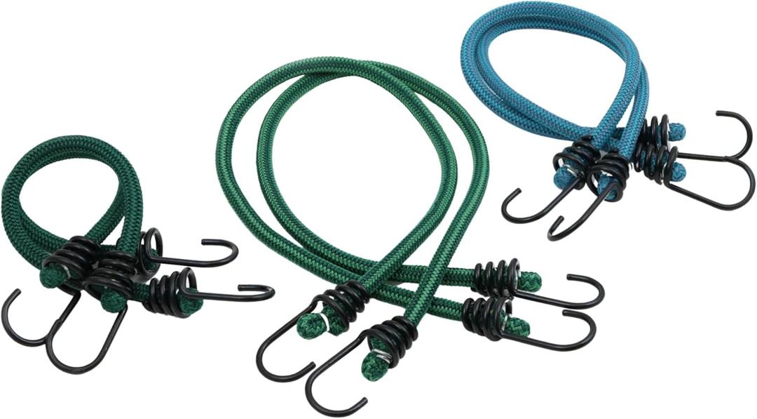 Coghlan's Assorted Bungee Cords 6-Pack - Durable Elastic Cords for Secure Camping Gear, Outdoor Activities & Storage Solutions