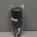 Sparkle and Bash 16 Pack Cheers to 40 Years Plastic Party Cups - 40th Birthday Decorations for Men and Women, Anniversaries (Black Plastic Cups, 16 Oz)