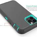 17 Pro Max Camo Design Defender Case, Protective Defender Shockproof Hybrid Case Dual Layer Design Hard Cover Compatible with iPhone 17 Pro Max (Clip+Camo Orange)