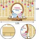 2 x Happy Grandparents Day Photo Booth Backdrop Love Grandpa and Grandma Party Decor Photography Background Wall Decoration (3.65.9ft)