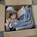 OLIXIS Set of 4 Dining Kitchen Mid-Century Modern Chairs with Wood Legs and PU Leather Cushion for Living Room Bedroom Outdoor Lounge, Black