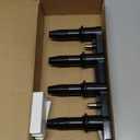 Ignition Coil Pack & 4 PCS Iridium Spark Plugs Compatible with 1.6L 1.8L 2011-2015 Chevy Cruze, 2012-2018 Sonic, 2009-2011 Aveo, 2009-2011 Aveo5, 2009-2010 Pontiac G3 Replace UF620 & 4504