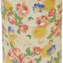 Japanese Pokkan Matcha Coffee Spice Tea Tin Canister Washi Paper Storage with Lid 7.05 oz Capacity (Neko/L)