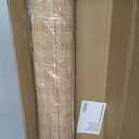 LETAU Cordless Wood Window Shades Blinds, Bamboo Sheer Light Filtering Woven Roman Shades, Walnut Beige, 21" W x 48" L