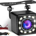 Waterproof Car Rear View Camera 170 Wide Angle HD CCD 12 LED Night Visions Backup Reversing Parking Cameras Car-Styling for Universal Cars, SUV, Trucks, RV and More