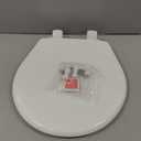 Little2Big Toilet Seat with Built-In Potty Training Seat, Slow Close, Durable Plastic, Made in USA, ROUND, White