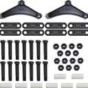 Trailer Axle Equalizer Shackle Kit 2-9/16" Straps, Trailer Suspension Shackle Kit, Tandem Axle Trailer Shackles Equalizers Kit for Double Eye Leaf Springs 3500 lbs-5200 lbs Axles