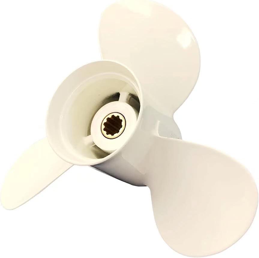 Boat Propeller for Yamaha Outboard Motor 20hp 25hp 30hp/ Outboard Propeller for Yamaha Engine 10 Tooth (Diameter: 9 7/8", Pitch:13")