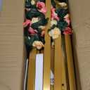Wedding Sign Holder, 57x31x15"Welcome to Our Wedding Sign Stand Metal Wedding Sign with 8 Pair Satin Ribbon & 2 Pair Leather Sign Straps,Storage Bag, Flower Vine,Heavy Duty Easel Stand for Sign,Poster