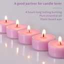 DEVI Pure Lavender Scented Tealight Candles 96Pack, Natural Palm Tea Lights Candles for Home Scented, 4 Hour Small Votives with Natural Essential Oils for Home Aromatherapy, Baby Shower Favors