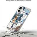 Blue Christian Aesthetic Phone Case Compatible with iPhone 17, Jesus Lamb God Phone Cover for iPhone 17