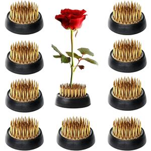 10Pcs Kenzan 34mm/1.34inch Diameter Floral Pin Frog Ikebana Flower Arranger Holder