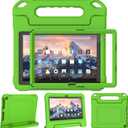 Kids Case for 10 Inch Tablet(13th/11th Generation, 2023/2021 Release) - Durable Shockproof Protective Cover with Screen Protector for 10/10 Plus/HD 10 Tablet, Not for iPad Samsung Tablet, Green