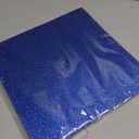 Gersoniel 24 Sheets Glitter Construction Paper for Graduation Cap Decoration Colorful Cardstock Grad Cap Cover Card Stock for Graduation Hat Topper Craft DIY(Blue)