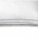 Goose Down Pillow Standard Size - 3-Chamber Gusseted Design for Balanced Neck Support - Luxury Hotel Collection Bed Pillow - Soft Medium Pillow for Side Back Sleepers - 1 Pack (20" x 26")