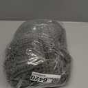 Turquoize Plush Chenille Bath Rug, Gray, Large (47 x 17"), Non-Slip, Washable, Water Absorbent & Soft, For Bathroom Floor