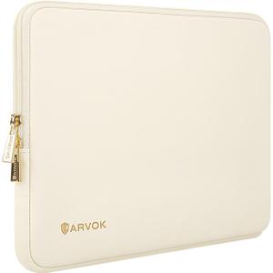 ARVOK Laptop Sleeve Case,Waterproof Notebook Cover for MacBook Air MacBook Pro inch, Computer Carrying Bag (White)