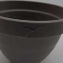 The HC Companies Rings Flower Planter - Self Watering Plant Pots for Herbs & More - Round Lightweight Outdoor & Indoor Planter (10" Gray, Pack of 1)