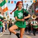 6Size Shirt+Earrings St Patricks Day Shirt Women St Patricks Day Outfits for Women Shamrock Earrings Accessories (Green)