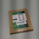 4-Pack Duplex Outlet Cover Plate, Metal Wall Plates for Electrical Outlets, Brushed Nickel 1 Gang Receptacle Cover, Pearls Decorative Switch Plates and Outlet Covers