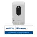 enMotion GeorgiaPacific (by GP PRO) Gen2 Automated Touchless Soap and Sanitizer Dispenser, White, 52058