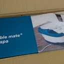 Homedics Bubble Mate Foot Spa, Toe Touch Controlled Foot Bath with Invigorating Bubbles and Splash Proof, Raised Massage Nodes and Removable Pumice Stone