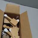 1000 Pcs Self Adhesive Bracelet Display Card Necklace Display Jewelry Packaging Selling Card for Keychain Earring Necklace Hairband and Scrunchies Hanging, 3.94 x 1.57 Inches(Brown)