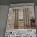 Faux Linen 100% Blackout Curtains for Bedroom, Blackout Curtains 72 Inches Long, White Lined Room Darkening Curtains, Curtain Grommets Drapes, Thermal Curtains (2 Panels, Light Grey)