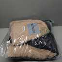 JOEJOY Large Dog Bed Crate Pad, Deluxe Plush Washable Dog Beds Fulffy Soft Kennel Pad Anti-Slip Pet Sleeping Mat for Extra Large Medium Small Dogs, 40" x 27", Beige