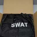Luucio SWAT Police Costume for Kids, Kids Police Costume for Boys with SWAT Vest, Halloween Gifts for Boys (Black, M)
