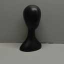 Mannequin Head 16 Inch Professional Plastic Black 1PC with Jack,Durability Multi-Purpose Women Model Wig Stand,Suitable For Displaying and Styling Wigs,Hats,Masks,Headdresses and Necklaces