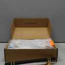 Cabinet Pulls Matte Black and Gold Cabinet Handles, 5 Pack 3-3/4 Inch Kitchen Door Cupboard Wardrobe Drawer Handles, Cabinet Hardware Bar Drawer Pulls, 96mm Hole Centers