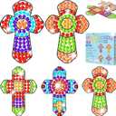 2026 VBS Sunday School Cross Craft Kids Kits Vbs Christian Religious Jesus Church Nativity Summer Ornaments Crafts for Classroom Home Activities Class Game Supplies