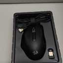 Redragon M810 Pro Wireless Gaming Mouse, 10000 DPI Wired/Wireless Gamer Mouse w/Rapid Fire Key, 8 Macro Buttons, 45-Hour Reliable Power Capacity and RGB Backlit for PC/Mac/Laptop