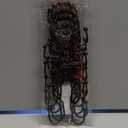 Goowin Shower Curtain Hooks, 12 Pcs Shower Curtain Rings, Stainless Steel Black Shower Curtain Hooks, Shower Curtain Rings Rust Proof, Smooth Sliding Anti-Drop Double Shower Rings for Curtain (Black)