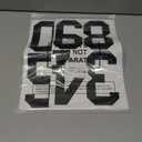 TaoBary 8 Sheets Mailbox Numbers Stickers Waterproof Vinyl Number Stickers Self Adhesive 0-9 Vinyl Decals for Car/Home/Residence(6 Inch,Black)