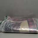 Artoid Mode Red Buffalo Plaid Xmas Trees Merry Christmas Kitchen Mats Set of 2, Winter Decor Low-Profile Kitchen Rugs for Floor - 17x29 and 17x47 Inch