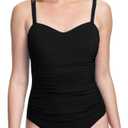Profile by Gottex Women's Sweetheart Cup Sized One Piece Swimsuit (12D, Tutti Frutti Black)