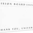 2 x Premium Vision Board Bulletin Board - Minimalist Dream Board, DIY Visual Pinboard for Manifestation, Perfect for Vision Boarding Kit and Manifesting Supplies, 17x23 inches