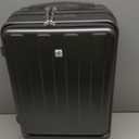 Gets Carry on Luggage Airline Approved,20 Inch Abs+Pc Hardshell Spinner Luggage With Cup Phone Holder and USB Charger,Front Pocket Durable Suitcase for Women Men-Grey