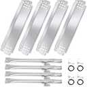 Wanchao Grill Replacement Parts for Nexgrill 720-0830H,720-0888,720-0888N,720-0830D,720-0783E 4 Burner Tubes Compatible with Home Depot Nexgrill 4-Burner Gas Grills