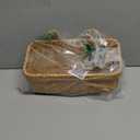 11 inches Wall Hanging Baskets Woven Basket Boho Style Fruit Basket Storage Baskets for Organizing Home Kitchen Garden Plants Hanging Decoration