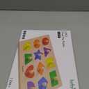 Dailyfunn Montessori Toy Shape Peg Puzzles Baby Puzzle 12-18-24 Months with Knob for Infant-Toddlers 1-3