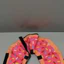 Supet Inflatable Dog Cone Collar Alternative After Surgery, Doggie Neck Donut Collar Recovery ECollar, Soft Dog Cone for Small Medium Large Dogs (L(Neck 11"-14"), Donut Pink)